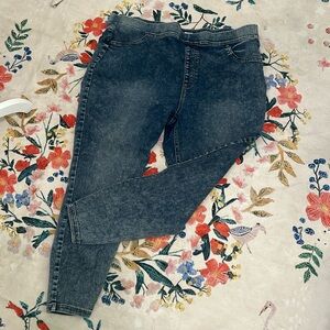Terra & Sky skinny pull on jeggings